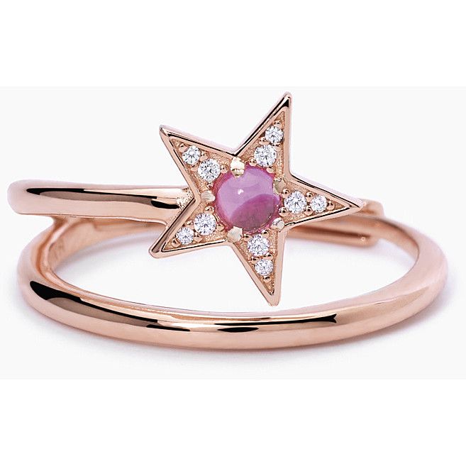 Mabina Anello Regolabile Argento Rosè Starlet