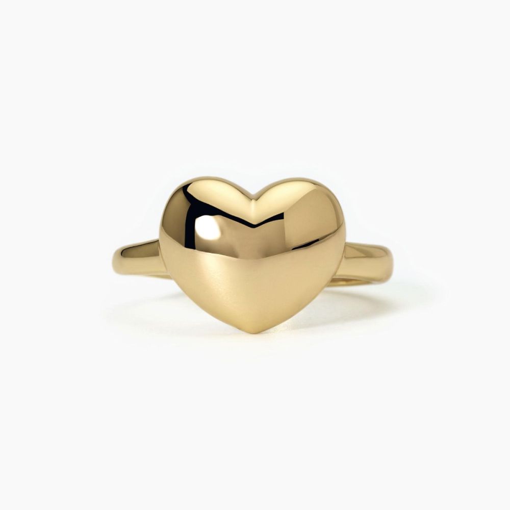 Mabina Anello Chevalier Regolabile Argento Gold Cuore