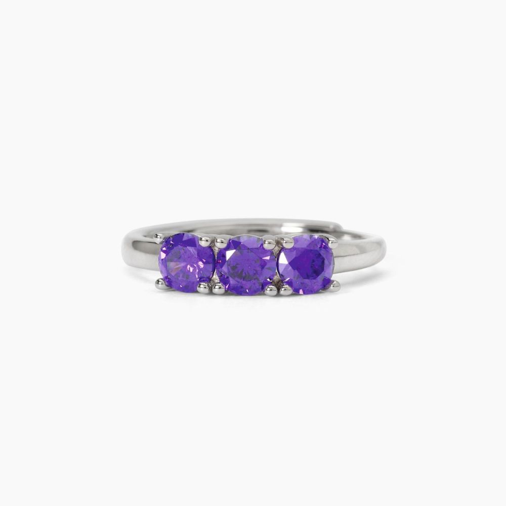 Mabina Anello Regolabile Argento Trilogy