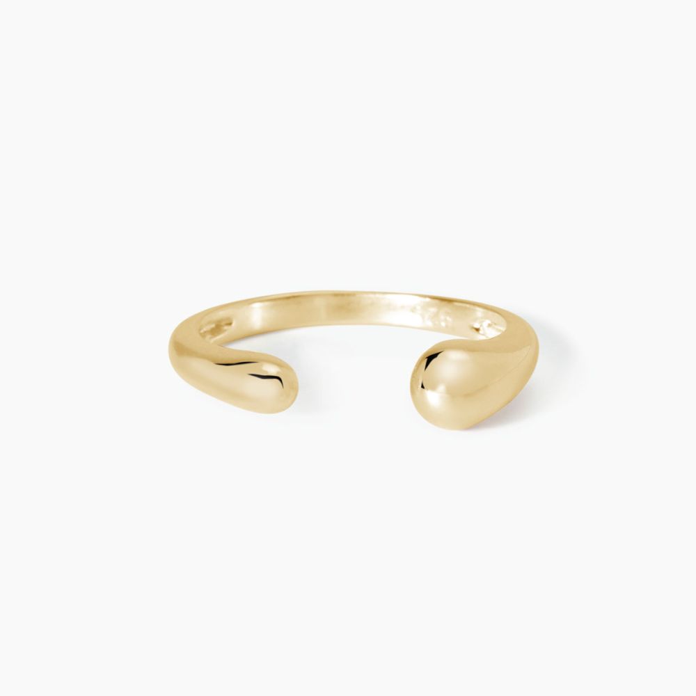 Mabina Anello Aperto Argento Gold Evviva
