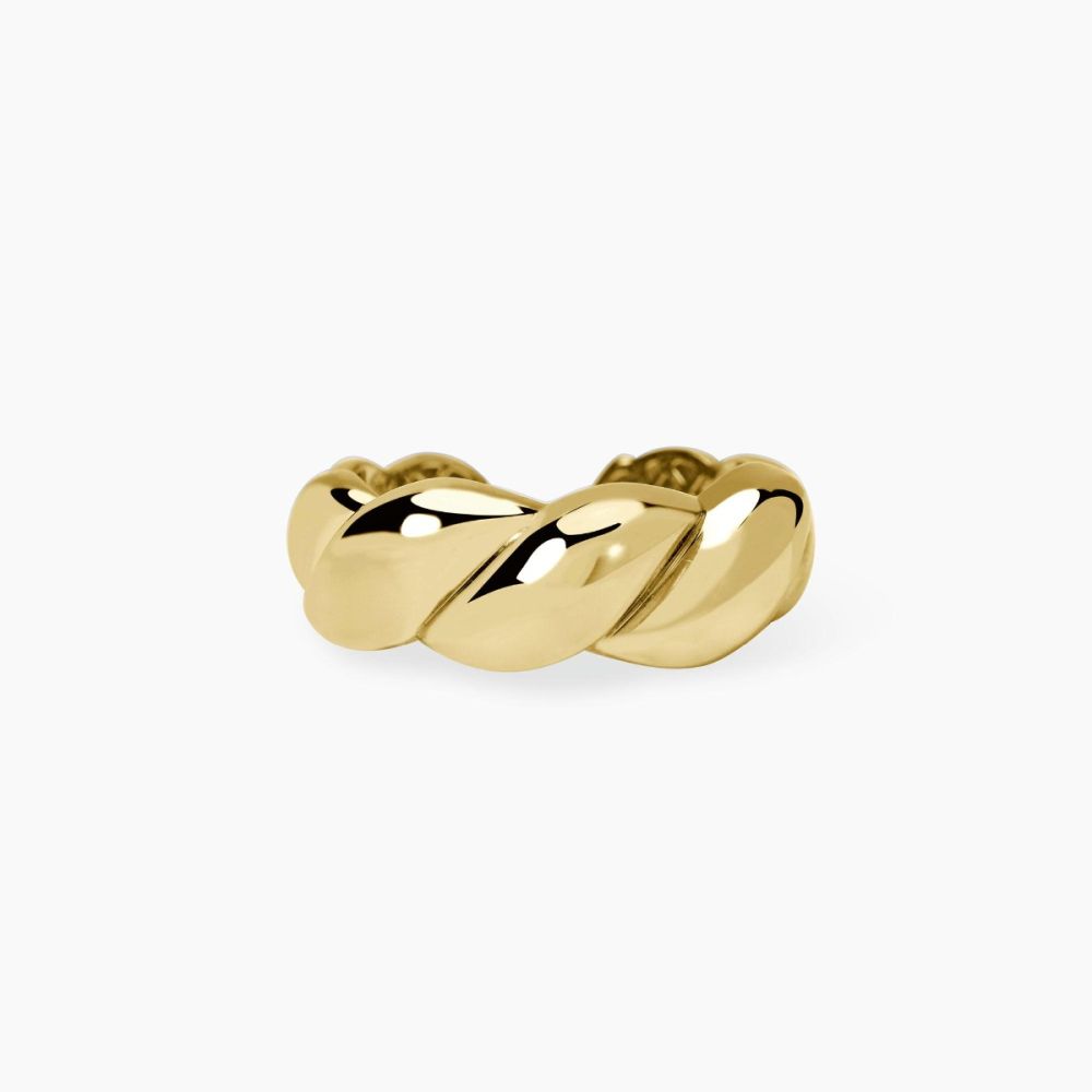 Mabina Anello Torchon Argento Gold Alta Marea