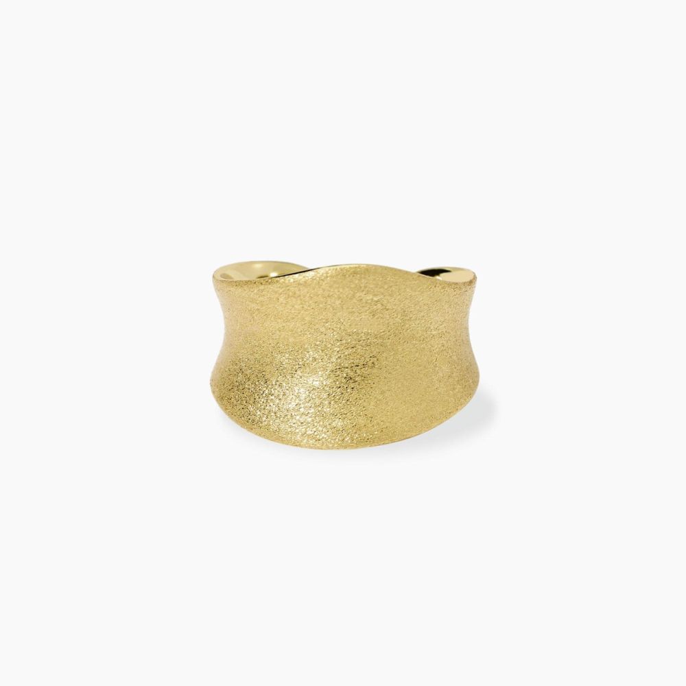 Mabina Anello Argento Bulinato Gold Amazing