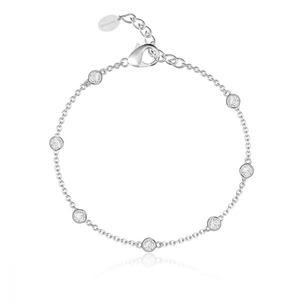 Mabina Bracciale Donna Argento Con Punti Luce