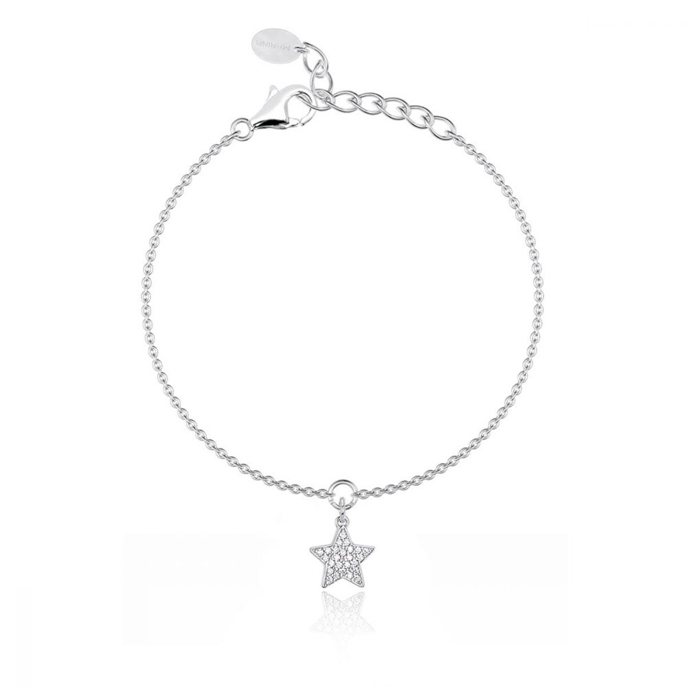 Mabina Bracciale Donna Argento con Stella Zirconata