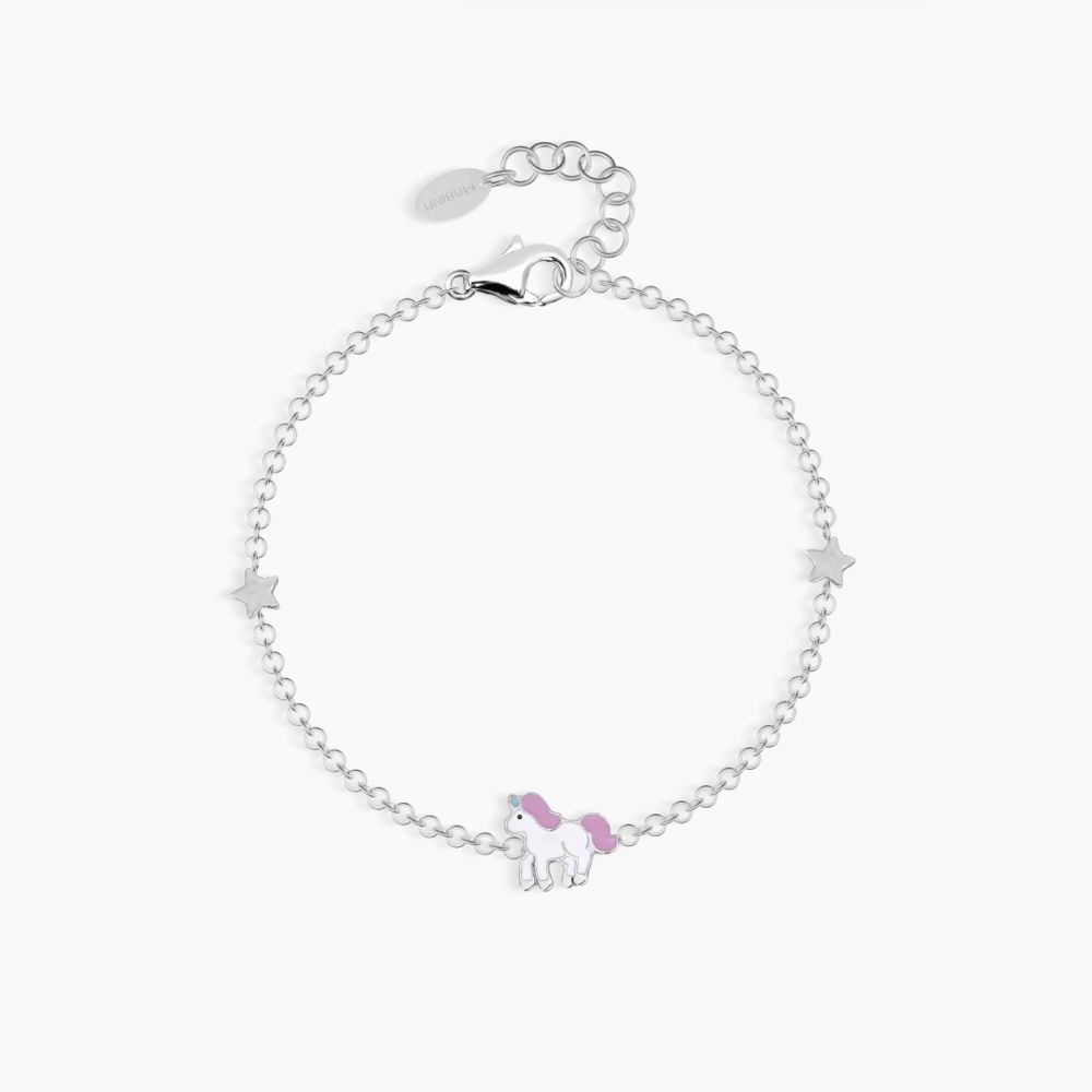 Mabina Bracciale Argento Unicorno e Stelle