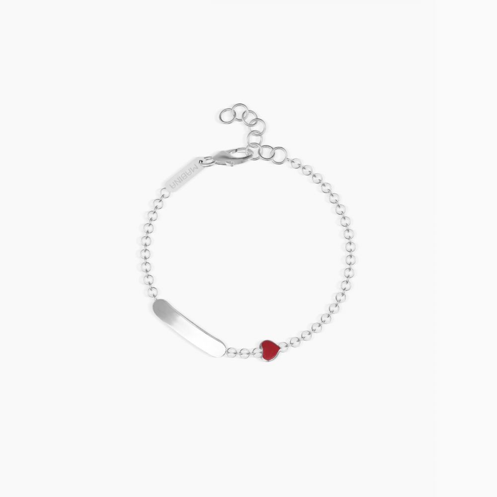 Mabina Bracciale Kids Argento Cuore Rosso