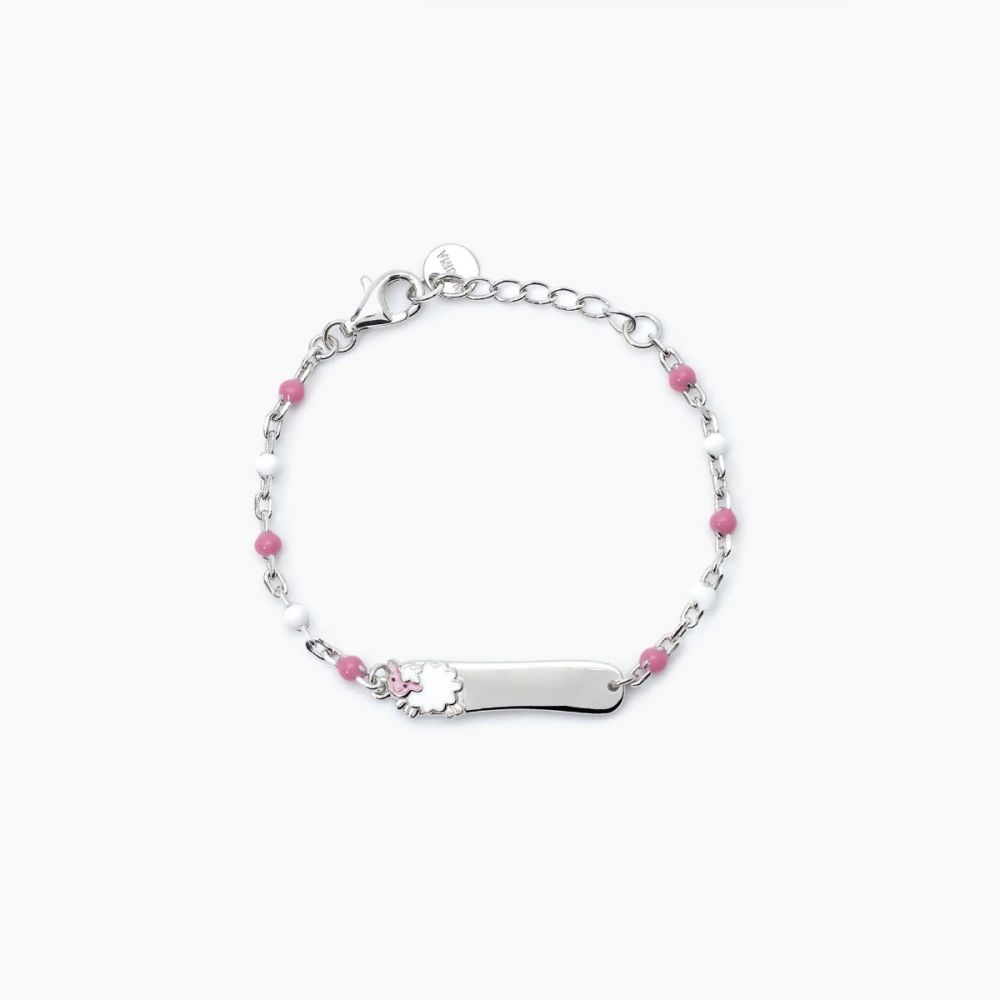 Mabina Bracciale Kids Argento Pecorella e Smalti