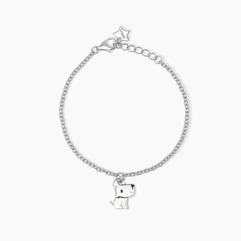 Mabina Bracciale Argento Cane Pendente