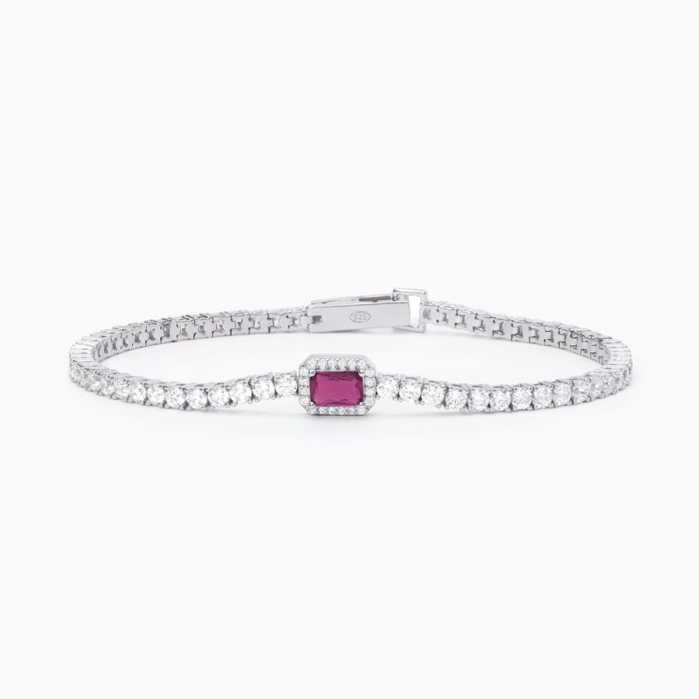 Mabina Tennis Argento Rubino Sintetico