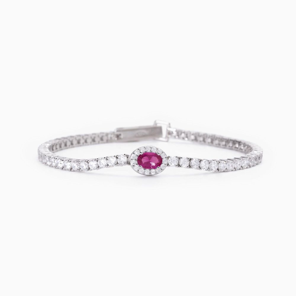 Mabina Tennis Argento Rubino Sintetico
