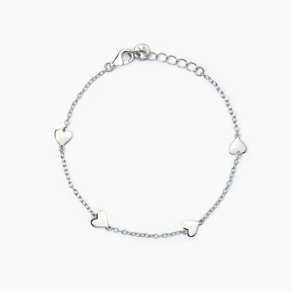 Mabina Bracciale Junior Argento Con Cuori