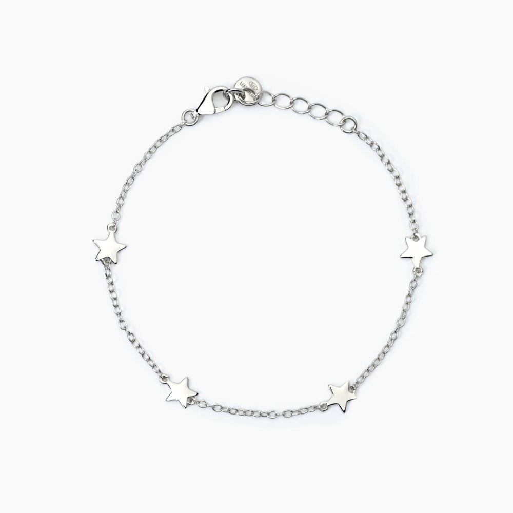 Mabina Bracciale Junior Argento Con Stelle