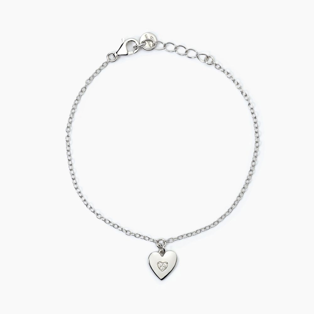 Mabina Bracciale Junior Argento Con Cuore