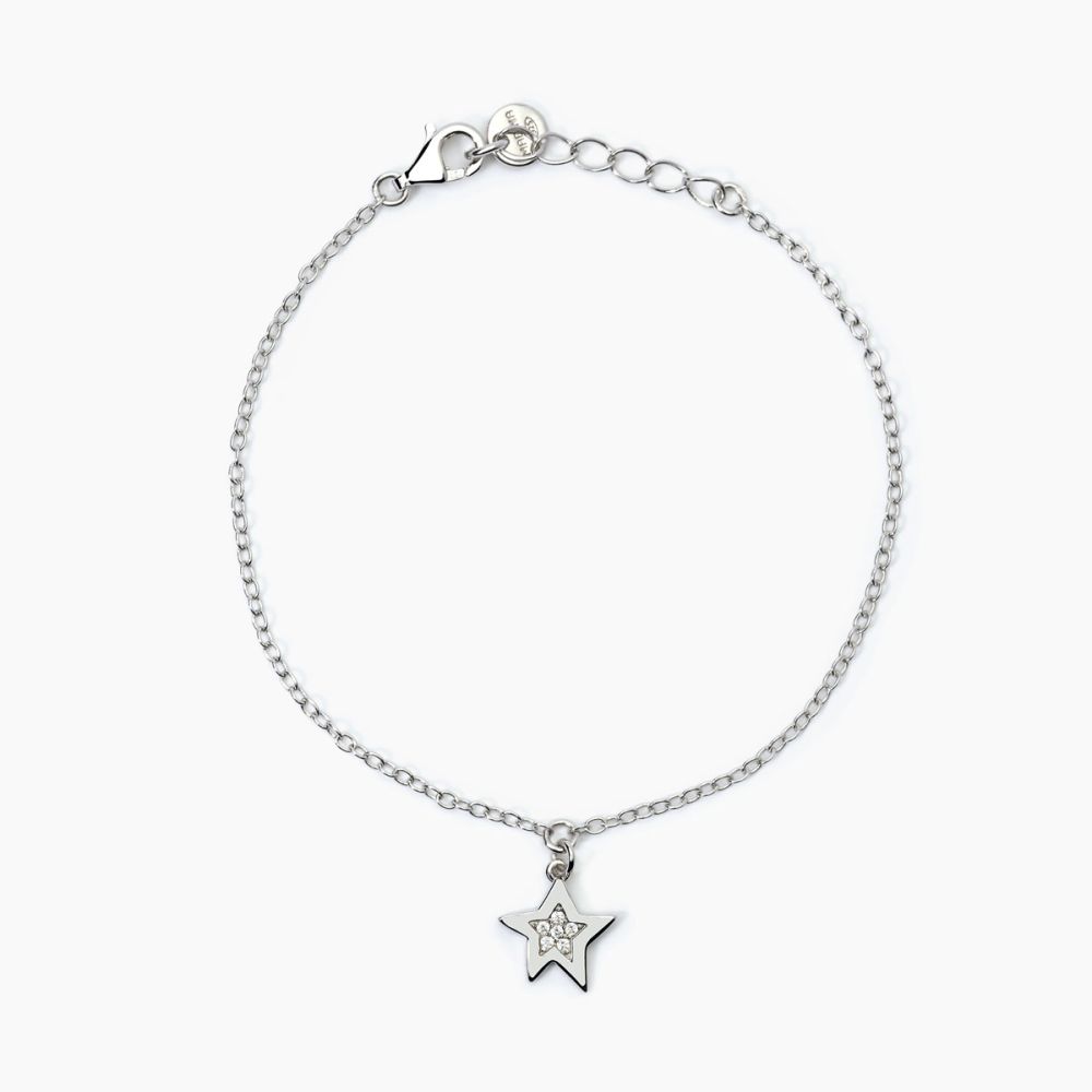 Mabina Bracciale Junior Argento Con Stella