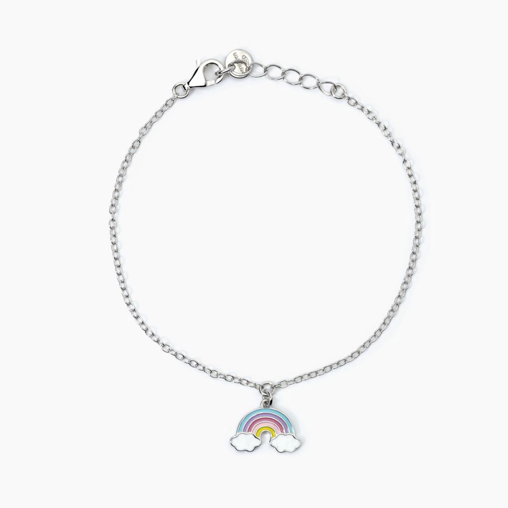 Mabina Bracciale Junior Argento Con Arcobaleno