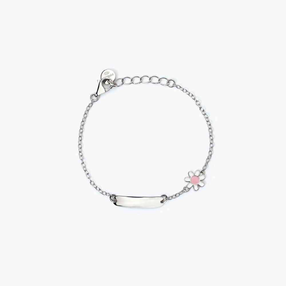 Mabina Bracciale Junior Argento Margherita e Piastra
