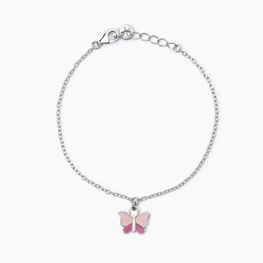 Mabina Bracciale Junior Argento Farfalla