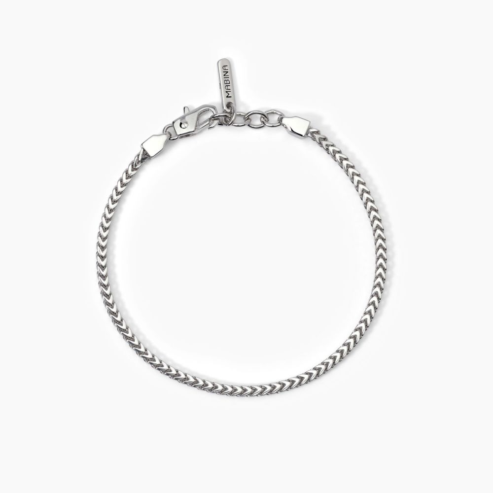 Mabina Bracciale Argento Catena Franco