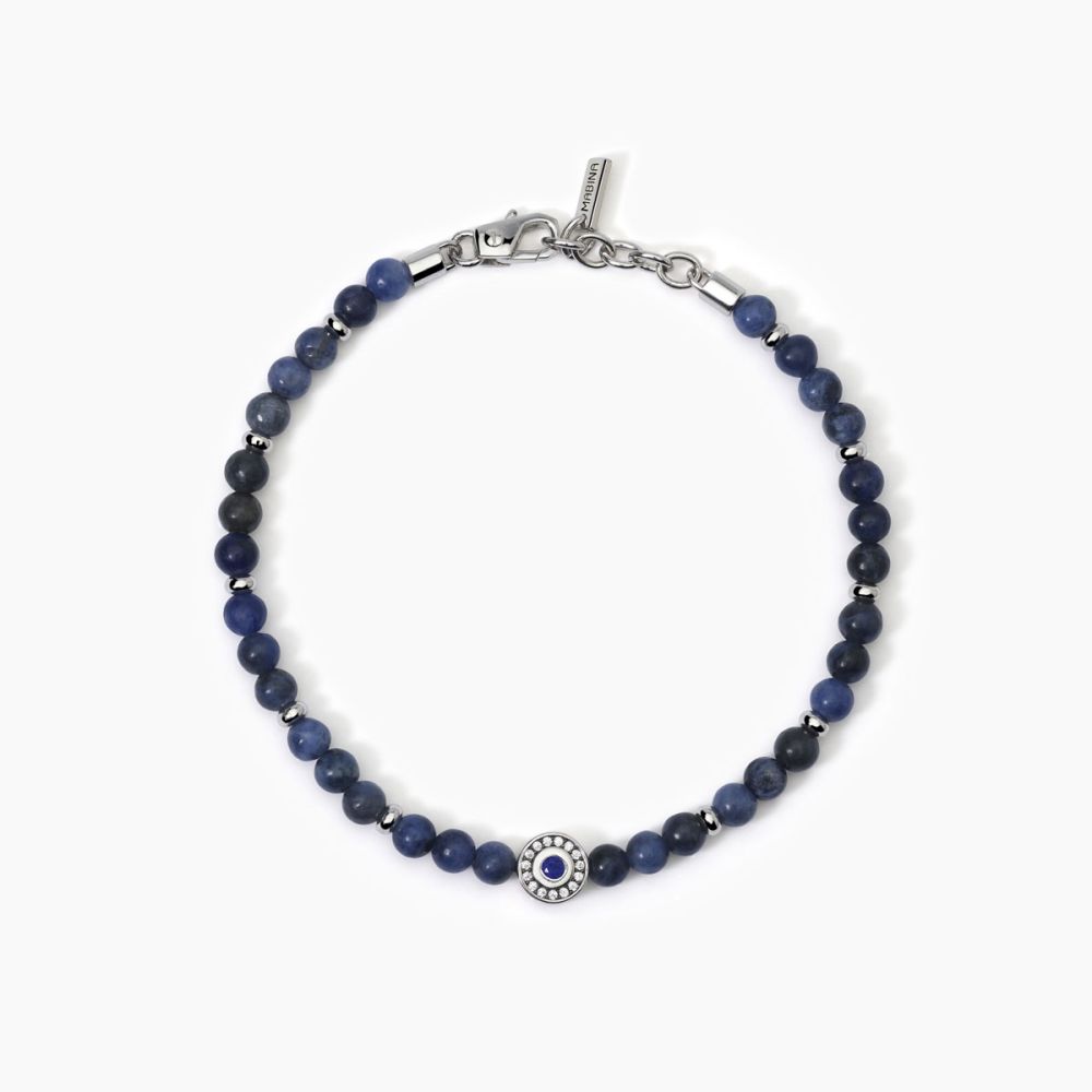 Mabina Bracciale Argento Sodalite e Zirconi