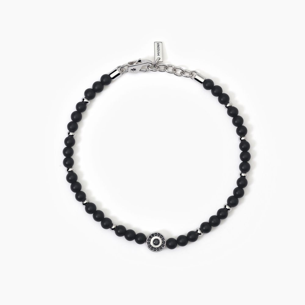 Mabina Bracciale Argento Agata e Zirconi