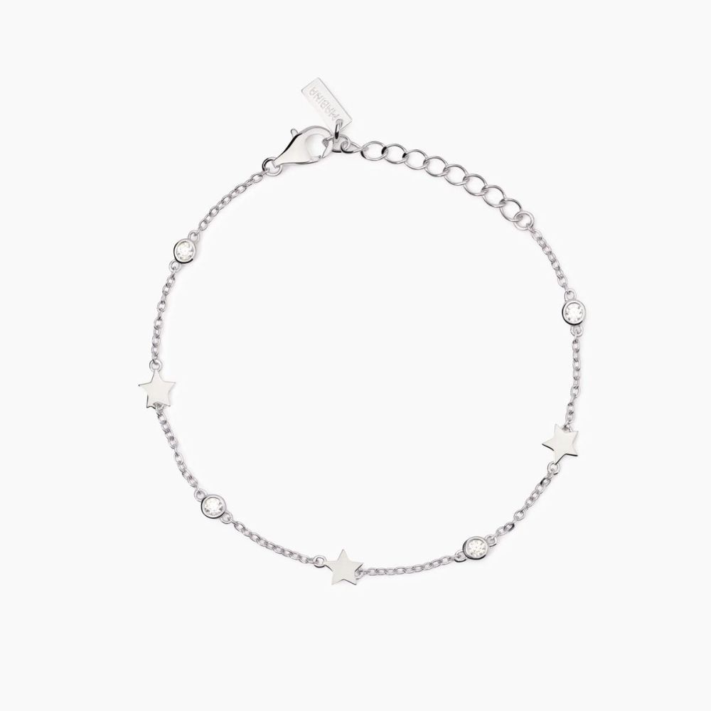 Mabina Bracciale Argento Stelle e Zirconi