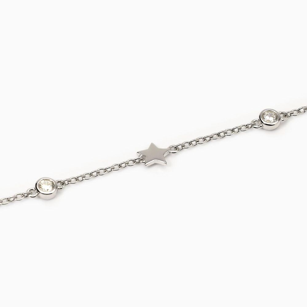 Mabina Bracciale Argento Stelle e Zirconi