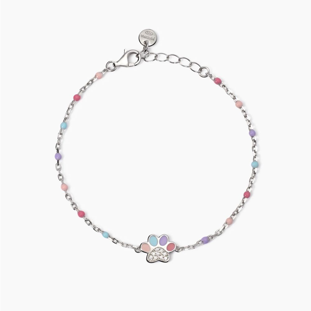 Mabina Bracciale Kids Argento Zampa Smaltata