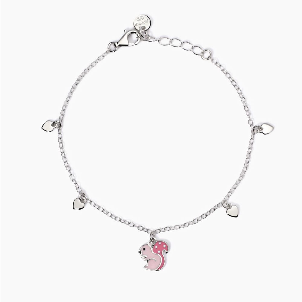 Mabina Bracciale Kids Argento Scoiattolo Smaltato