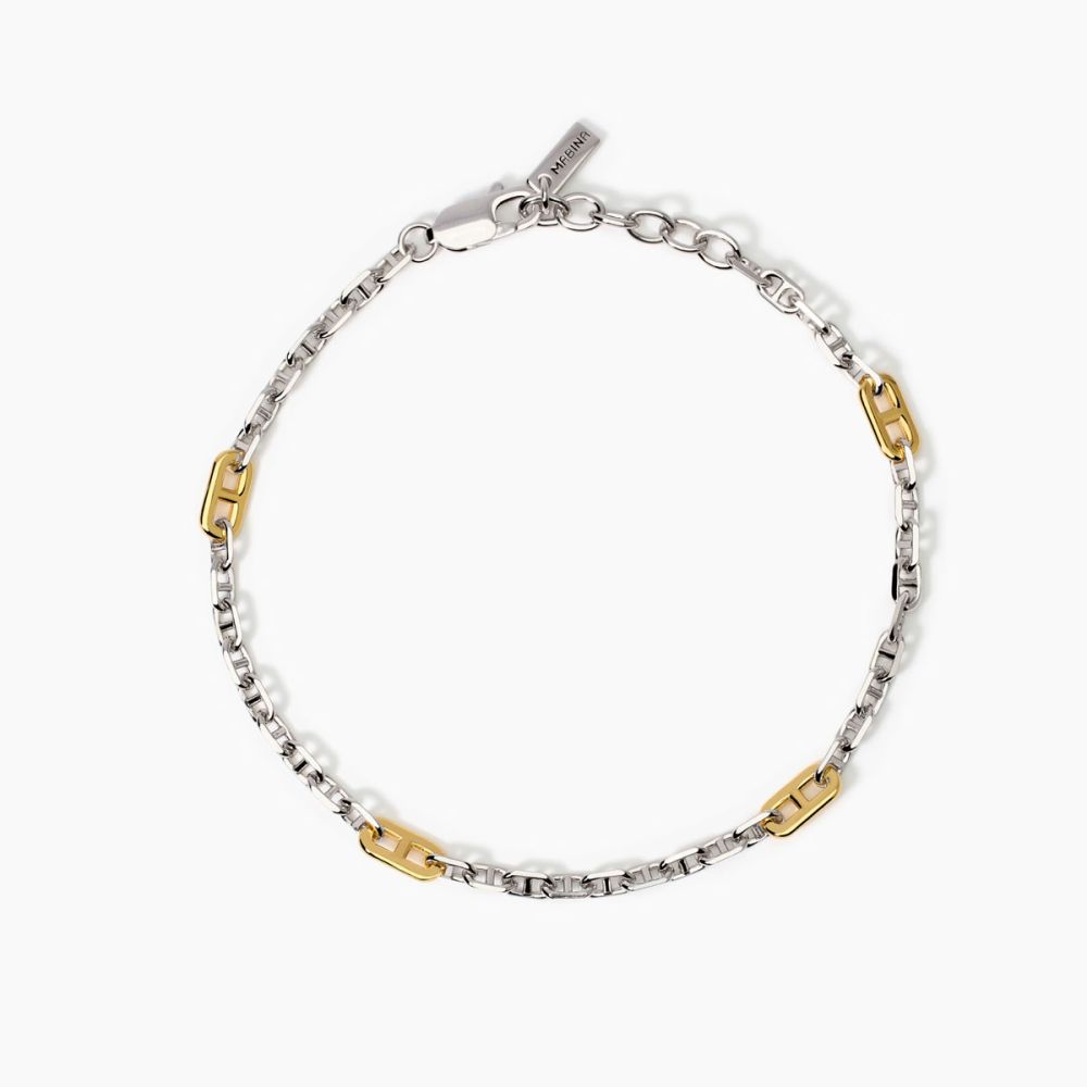 Mabina Bracciale Argento Catena Marina Skipper