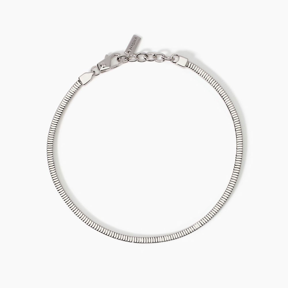 Mabina Bracciale Argento Catena Snake Daily