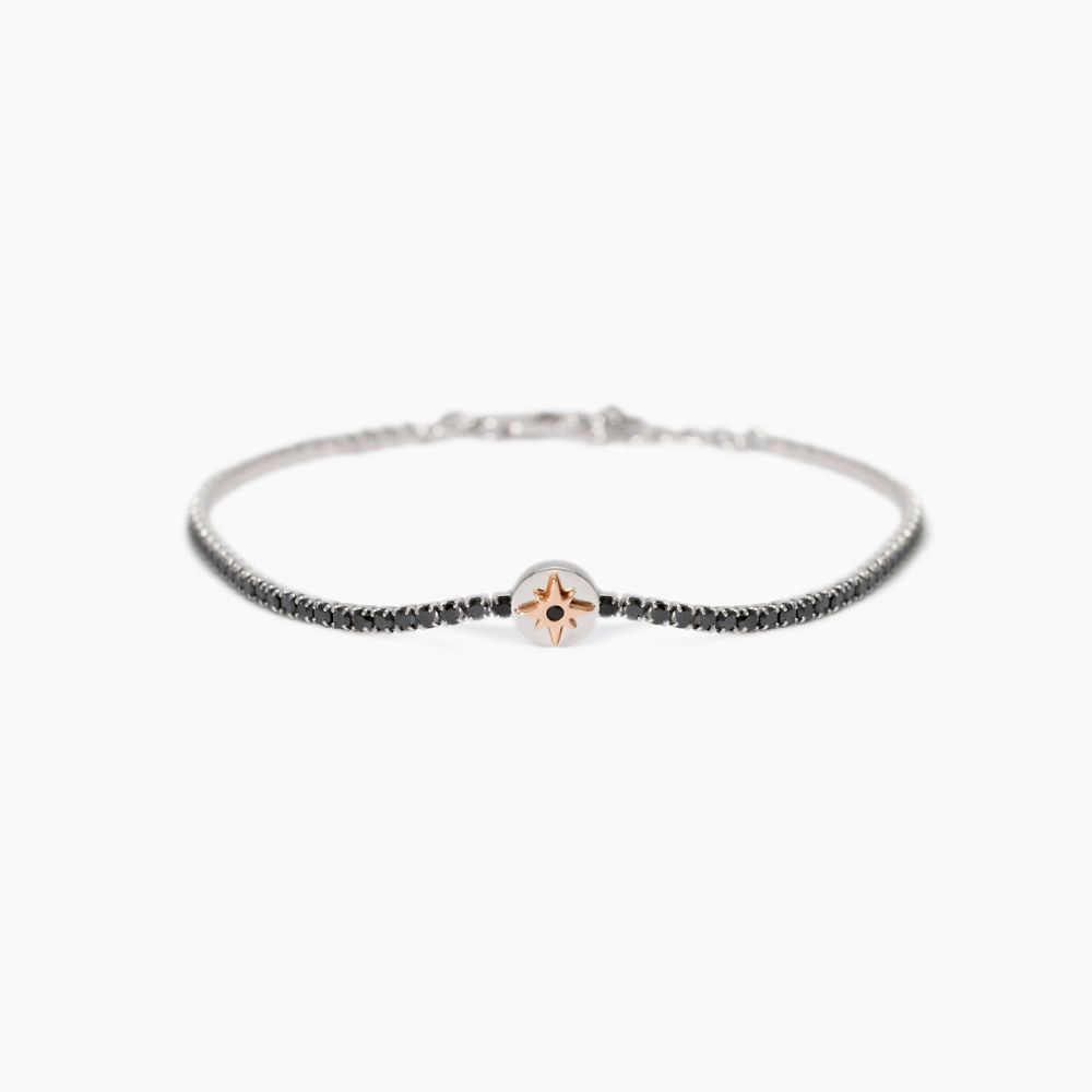 Mabina Tennis Argento Zirconi e Rosa dei Venti Cruise