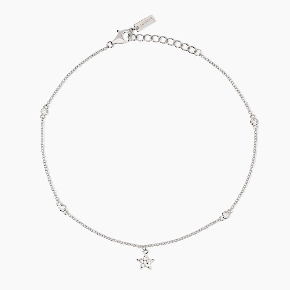 Mabina Cavigliera Argento Stella e Zirconi Long Beach