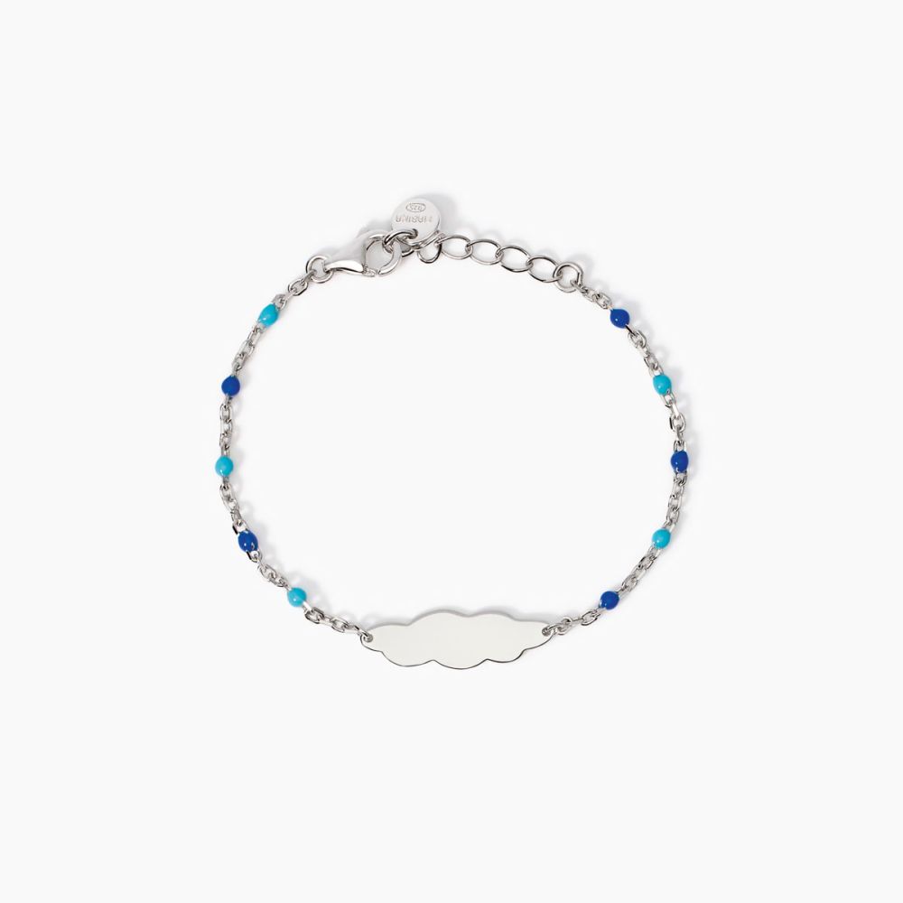 Mabina Bracciale Argento Targa e Smalti My Tag