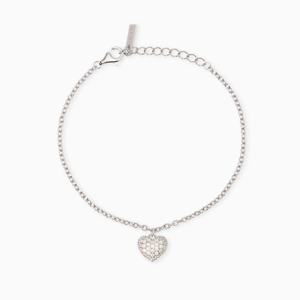 Mabina Bracciale Argento Cuore Zirconato Feeling
