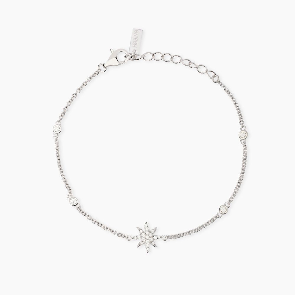Mabina Bracciale Argento Sole e Cristalli Splendida