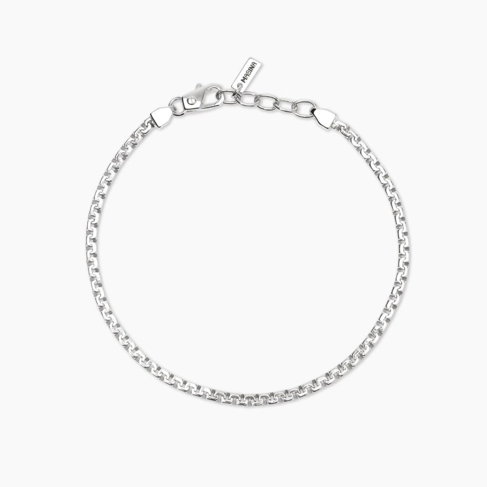 Mabina Bracciale Argento Catena Greca