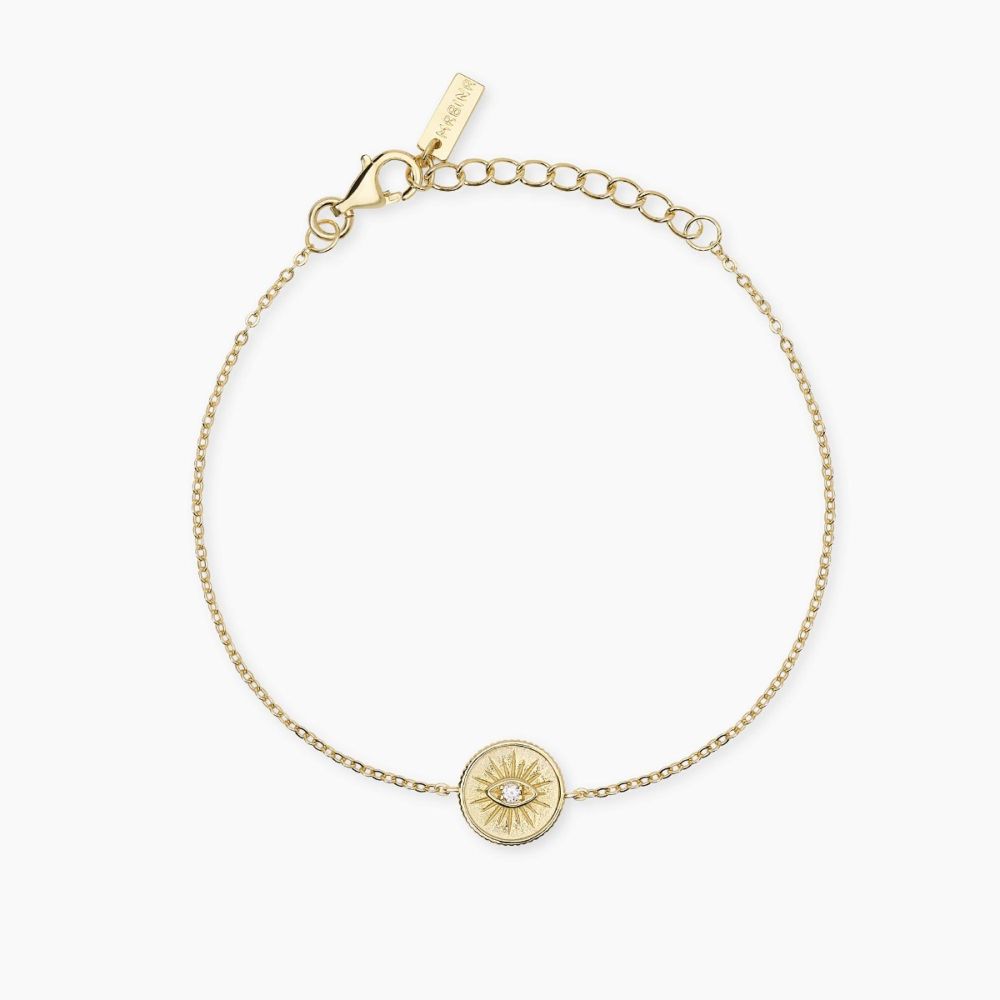 Mabina Bracciale Argento Gold con Occhio
