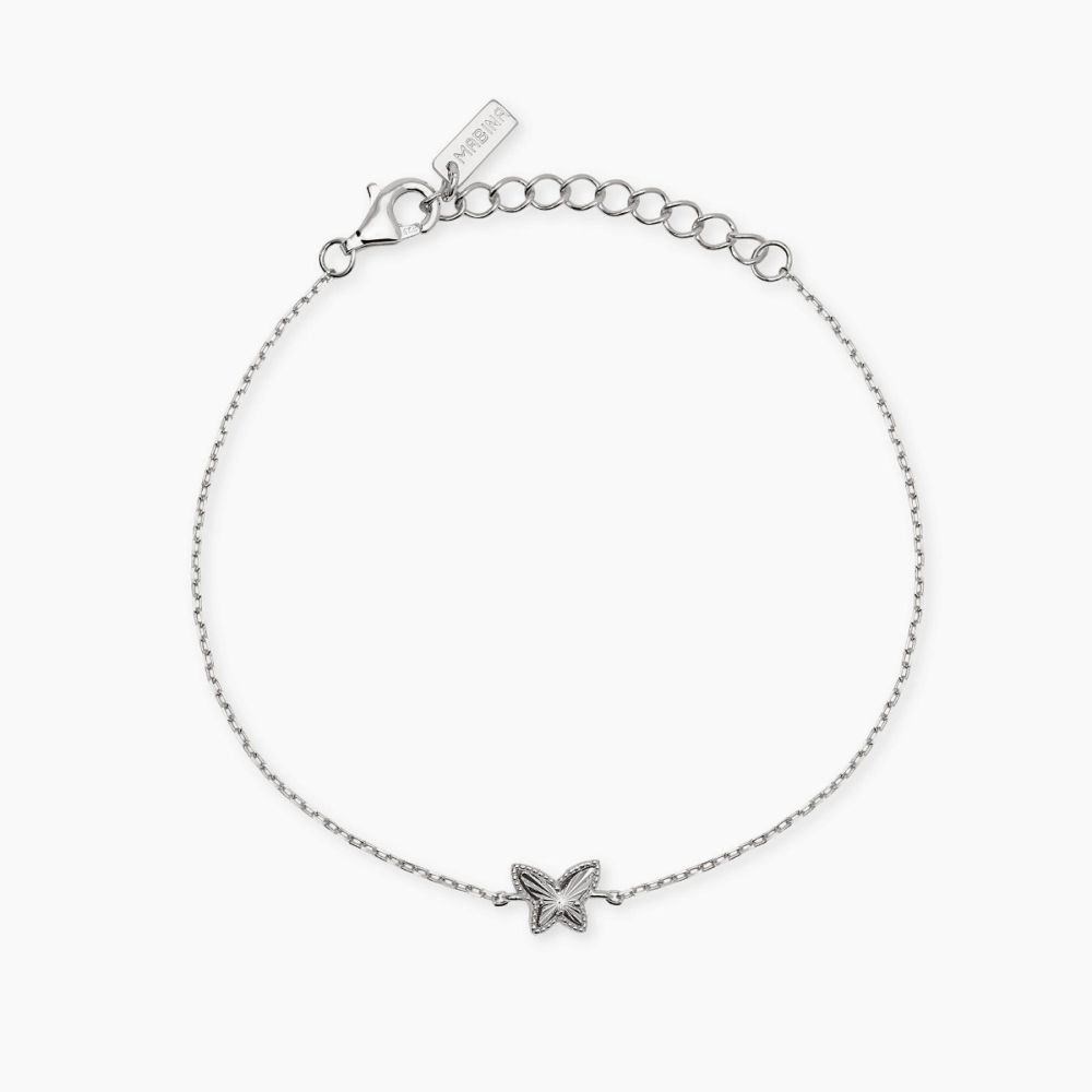 Mabina Bracciale Argento con Farfalla