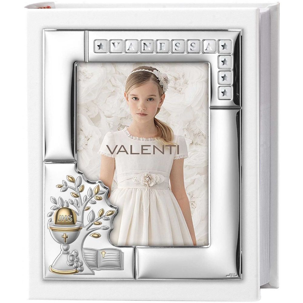 Valenti Album Comunione Laminato Argento 25X30