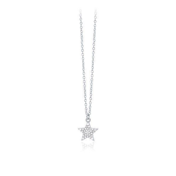 Mabina Girocollo Donna Argento Stella Zirconata