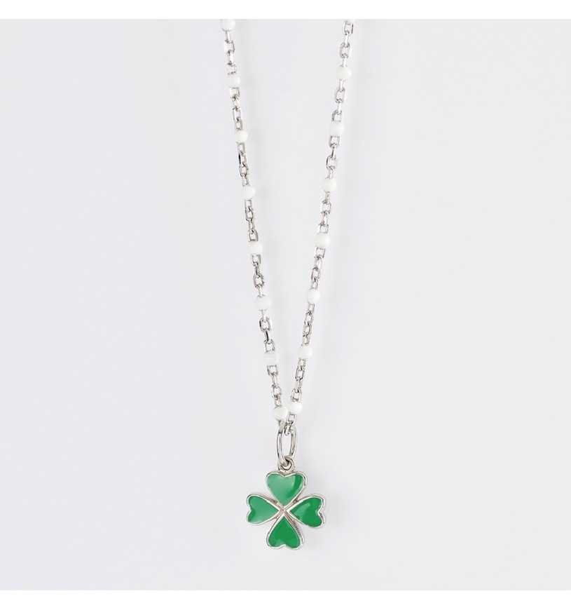Mabina Collana Kids Argento Quadrifoglio
