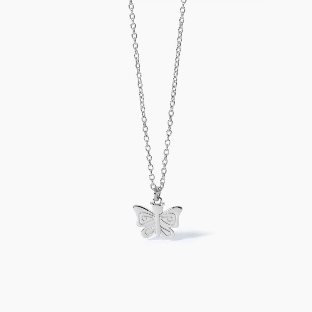 Mabina Collana Kids Argento Pendente Farfalla