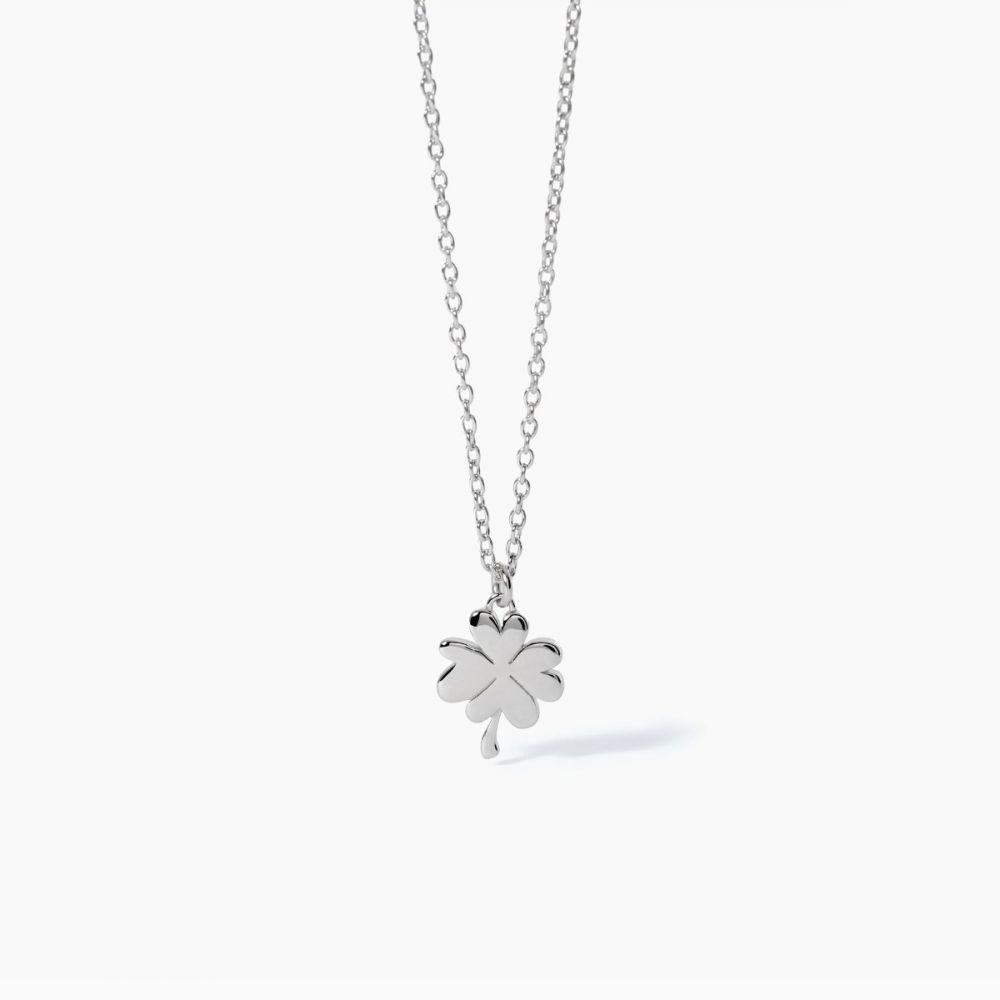 Mabina Collana Kids Argento Pendente Quadrifoglio