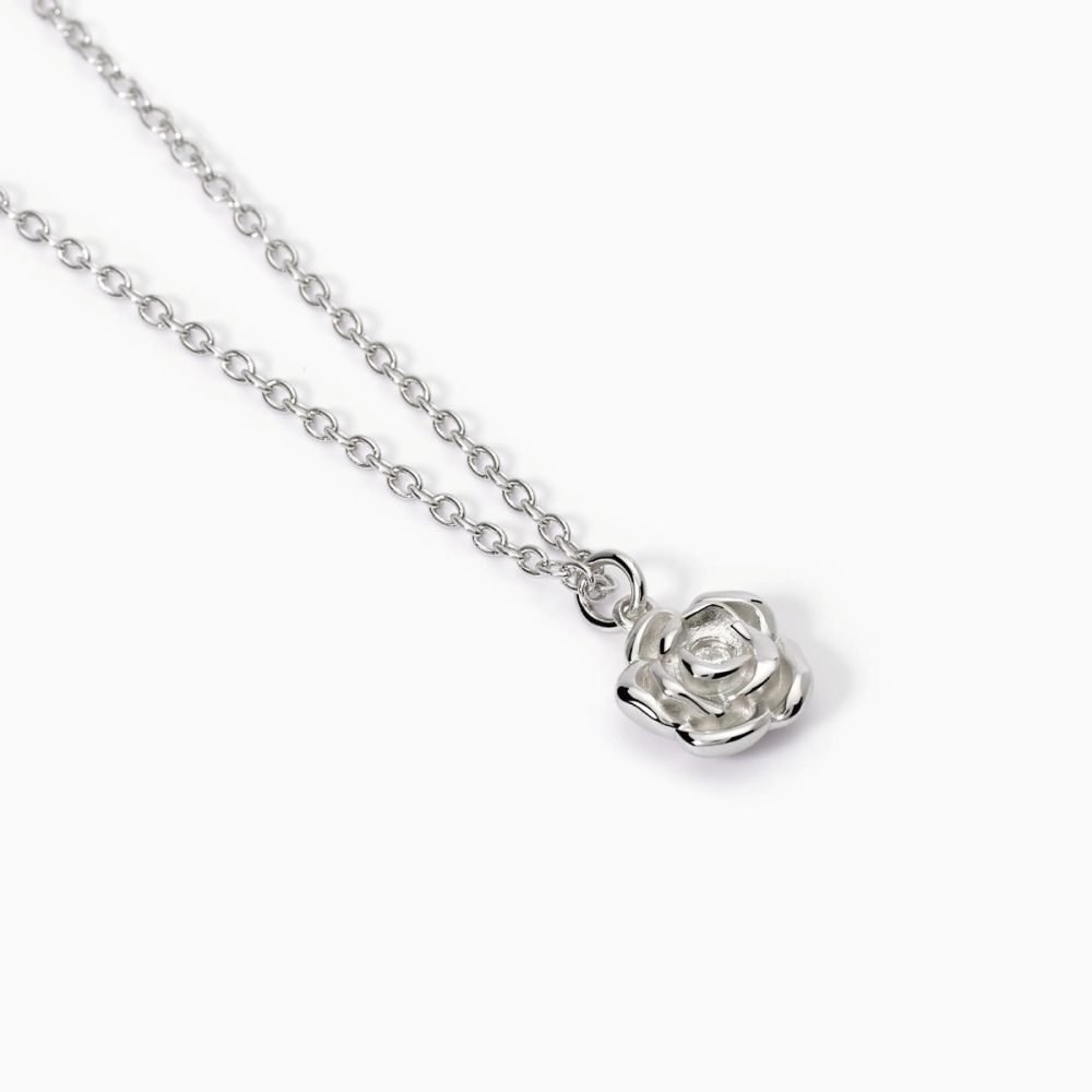 Mabina Collana Donna Argento Rosa con Zircone 