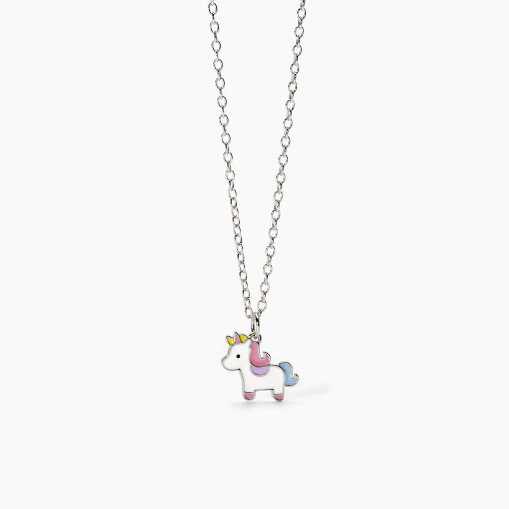 Mabina Collana Junior Argento con Unicorno