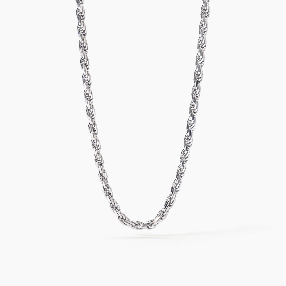 Mabina Collana Argento Maglia Catena Corda