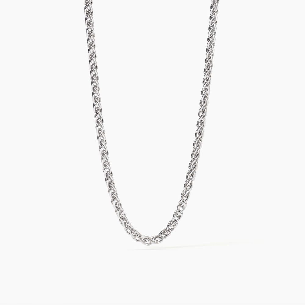 Mabina Collana Argento Maglia Catena Spiga