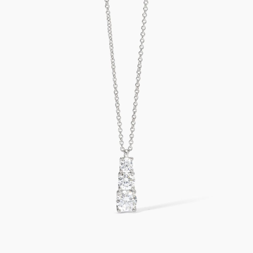 Mabina Collana Argento Zirconi Bianchi Trilogy