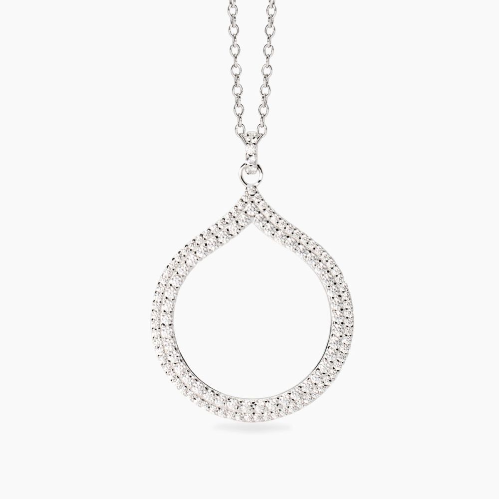Mabina Collana Argento Goccia con Zirconi Penelope