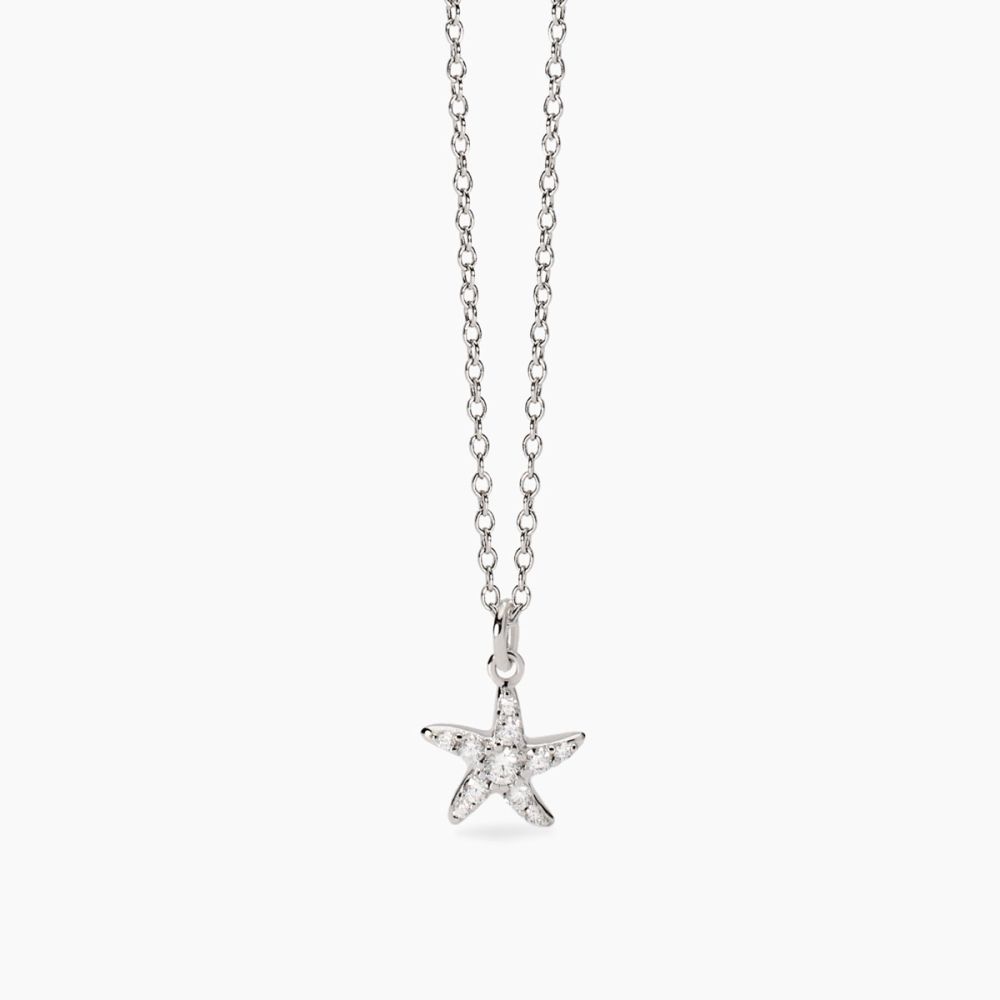 Mabina Collana Argento Stella e Zirconi Bahia Del Sol
